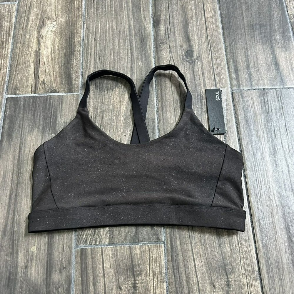 Soul Glitter Bra Black Size XL